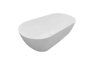 Ванна отдельностоящая Эстет Майами 1685х758 ФР-00017888 Solid Surface белая